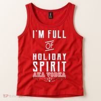 I'm Full Of Holiday Spirit AKA Vodka Tank Top thumb 2