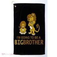 I'm Going To Be A Big Brother Golf Towel thumb 0