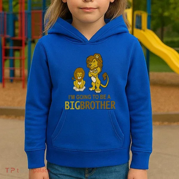 I'm Going To Be A Big Brother Kids Hoodie