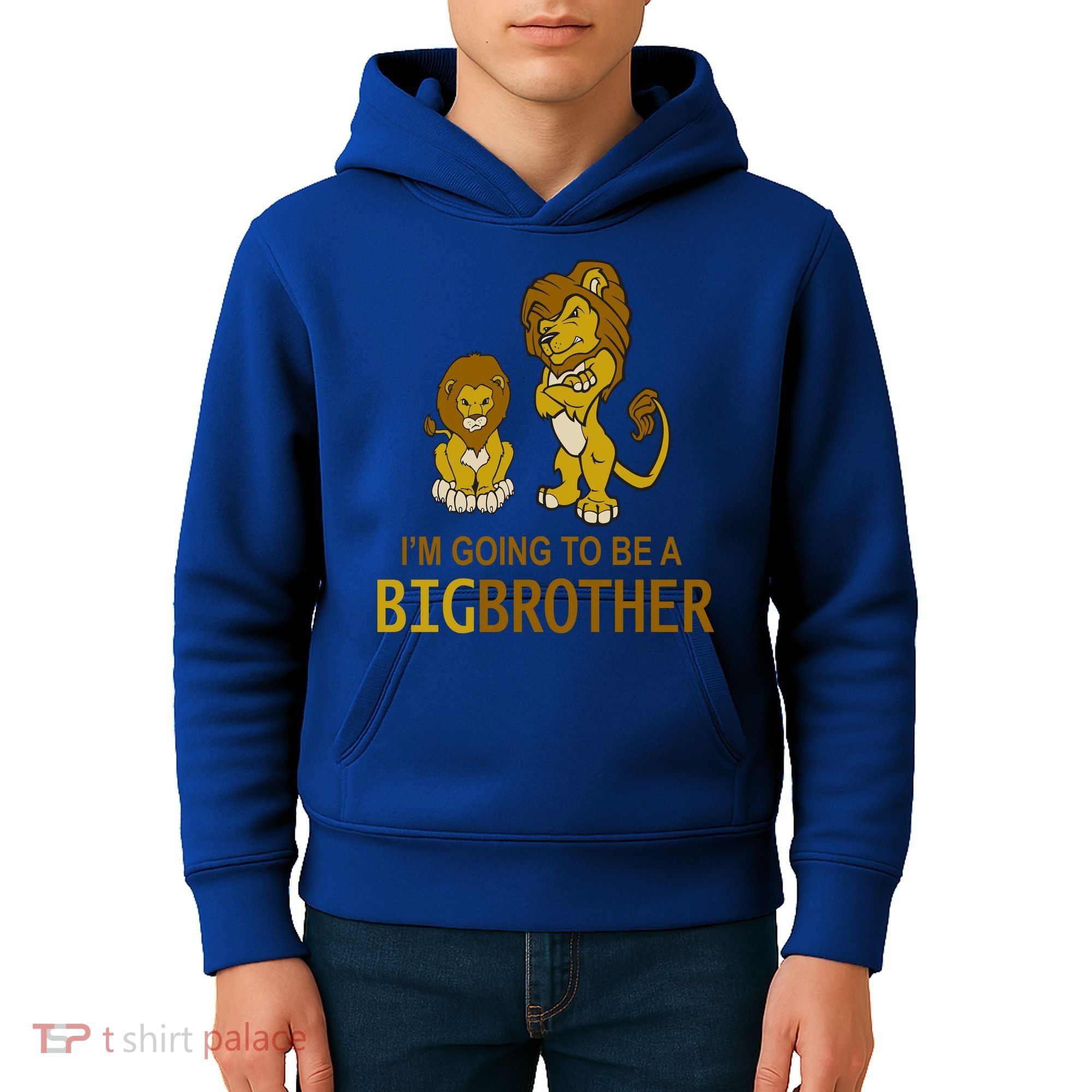 I'm Going To Be A Big Brother Kids Hoodie