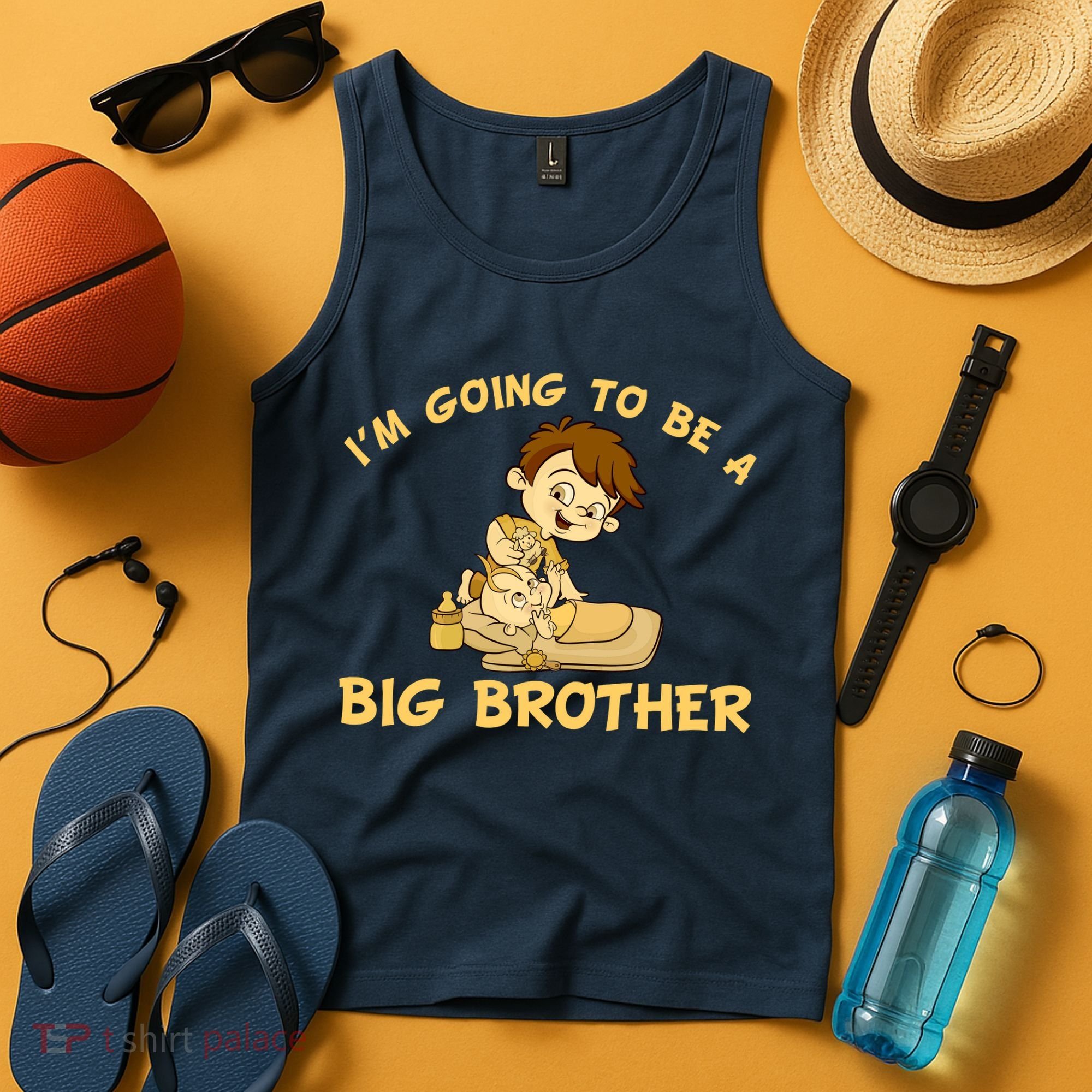 I'm Going to be a Big Brother Baby Bro Tank Top