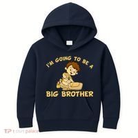 I'm Going to be a Big Brother Baby Bro Kids Hoodie thumb 0