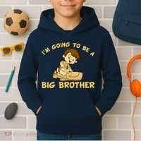 I'm Going to be a Big Brother Baby Bro Kids Hoodie thumb 2