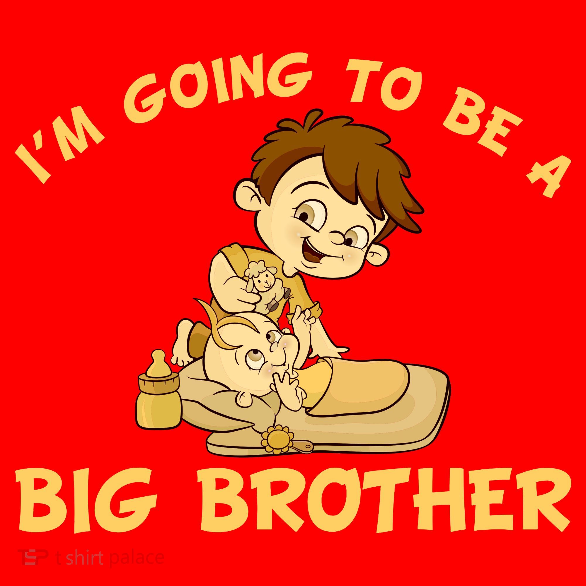 I'm Going to be a Big Brother Baby Bro Santa Hat