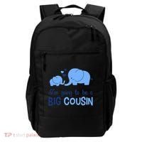 I'm Going To Be A Big Cousin Boy Elephant Backpack thumb 0