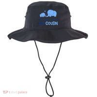 I'm Going To Be A Big Cousin Boy Elephant Bucket Hat thumb 0