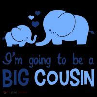 I'm Going To Be A Big Cousin Boy Elephant Coffee Mug thumb 5