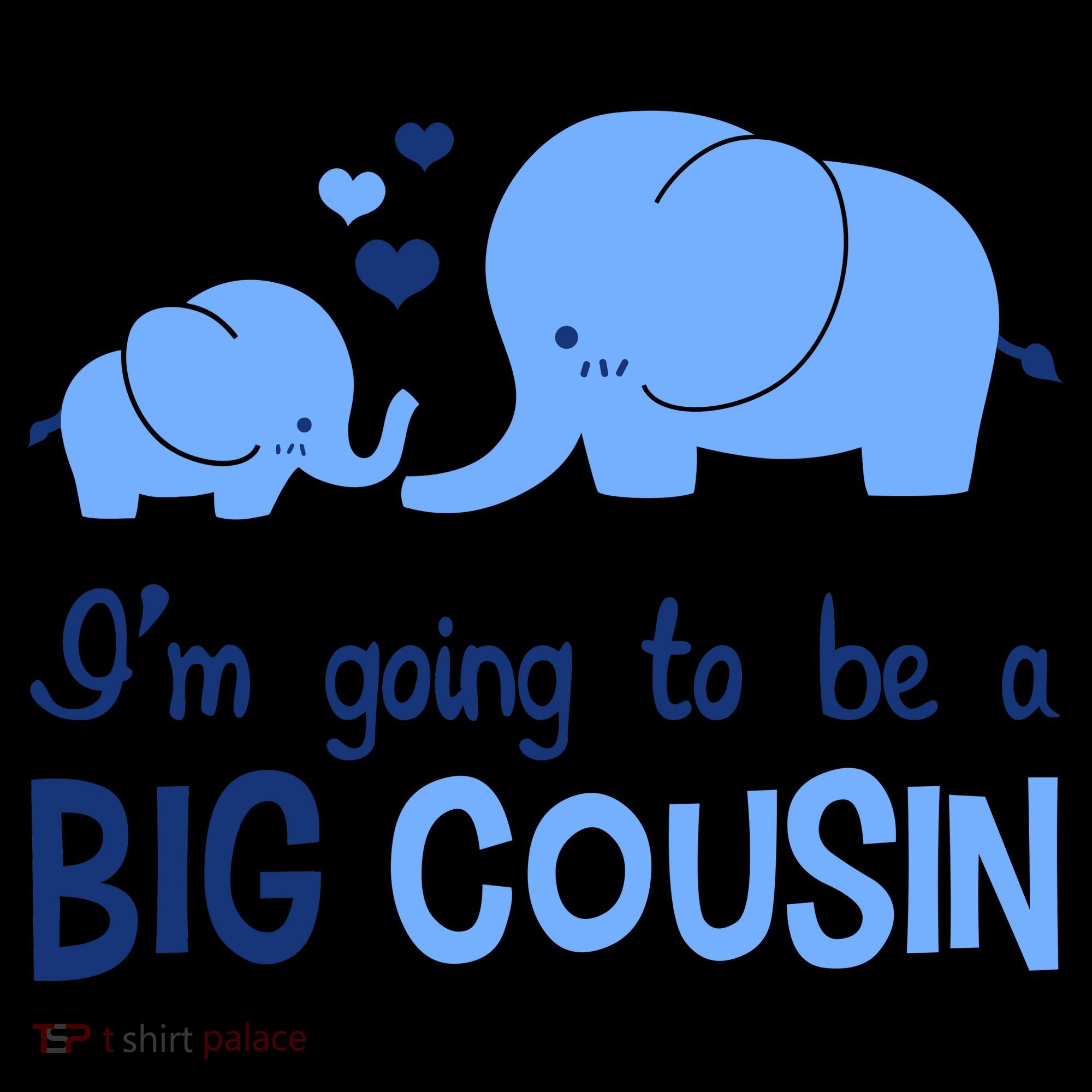 I'm Going To Be A Big Cousin Boy Elephant Coffee Mug