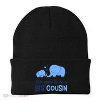 I'm Going To Be A Big Cousin Boy Elephant Beanie thumb 0
