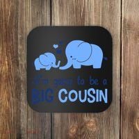 I'm Going To Be A Big Cousin Boy Elephant Coaster thumb 0