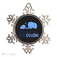 I'm Going To Be A Big Cousin Boy Elephant Ornament thumb 0