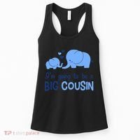 I'm Going To Be A Big Cousin Boy Elephant Women's Tank Top thumb 0