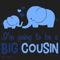 I'm Going To Be A Big Cousin Boy Elephant Hat thumb 2