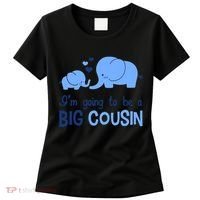 I'm Going To Be A Big Cousin Boy Elephant Women's T-Shirt thumb 0