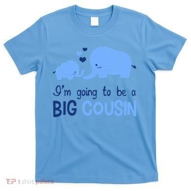 I'm Going To Be A Big Cousin Boy Elephant T-Shirt