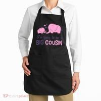 I'm Going To Be A Big Cousin Girl Elephant Apron thumb 2