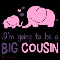 I'm Going To Be A Big Cousin Girl Elephant Coffee Mug thumb 5