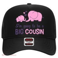 I'm Going To Be A Big Cousin Girl Elephant Hat thumb 0