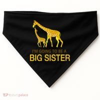 I'm Going To Be A Big Sister USA-Made Doggie Bandana thumb 0