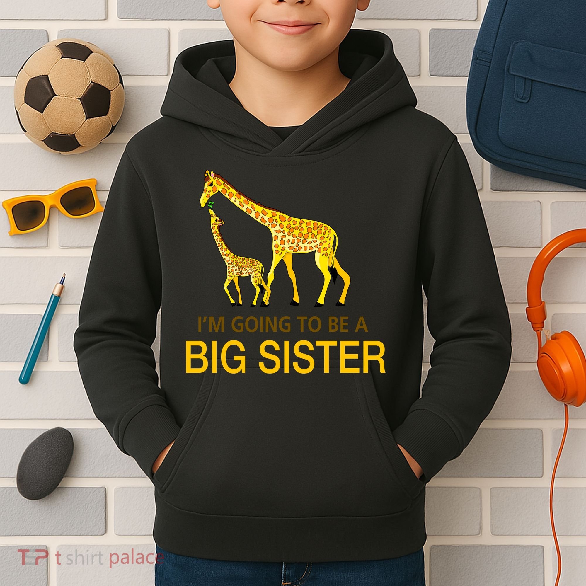 I'm Going To Be A Big Sister Kids Hoodie