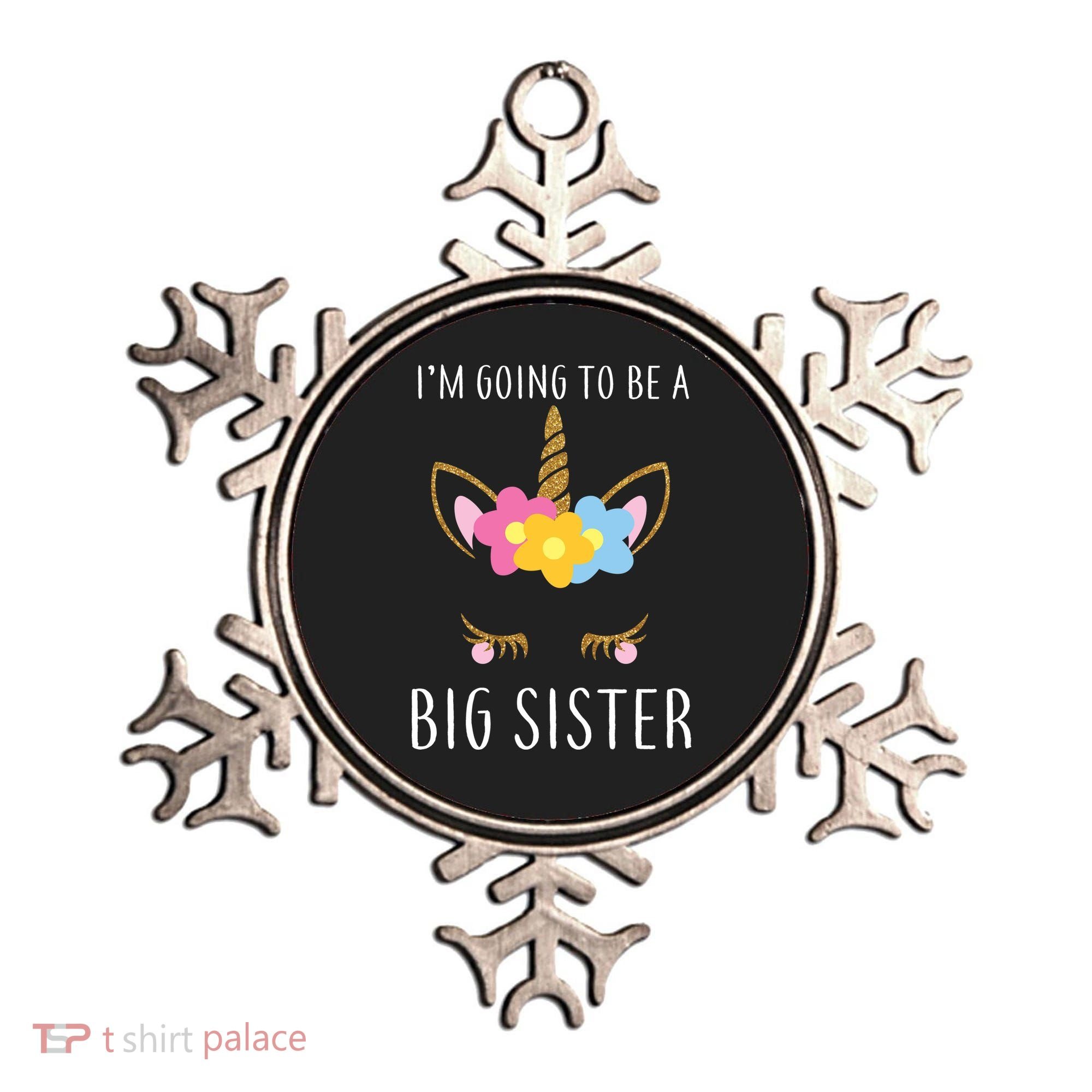 I'm Going To Be A Big Sister Cute Unicorn Ornament