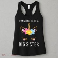 I'm Going To Be A Big Sister Cute Unicorn Women's Tank Top thumb 3