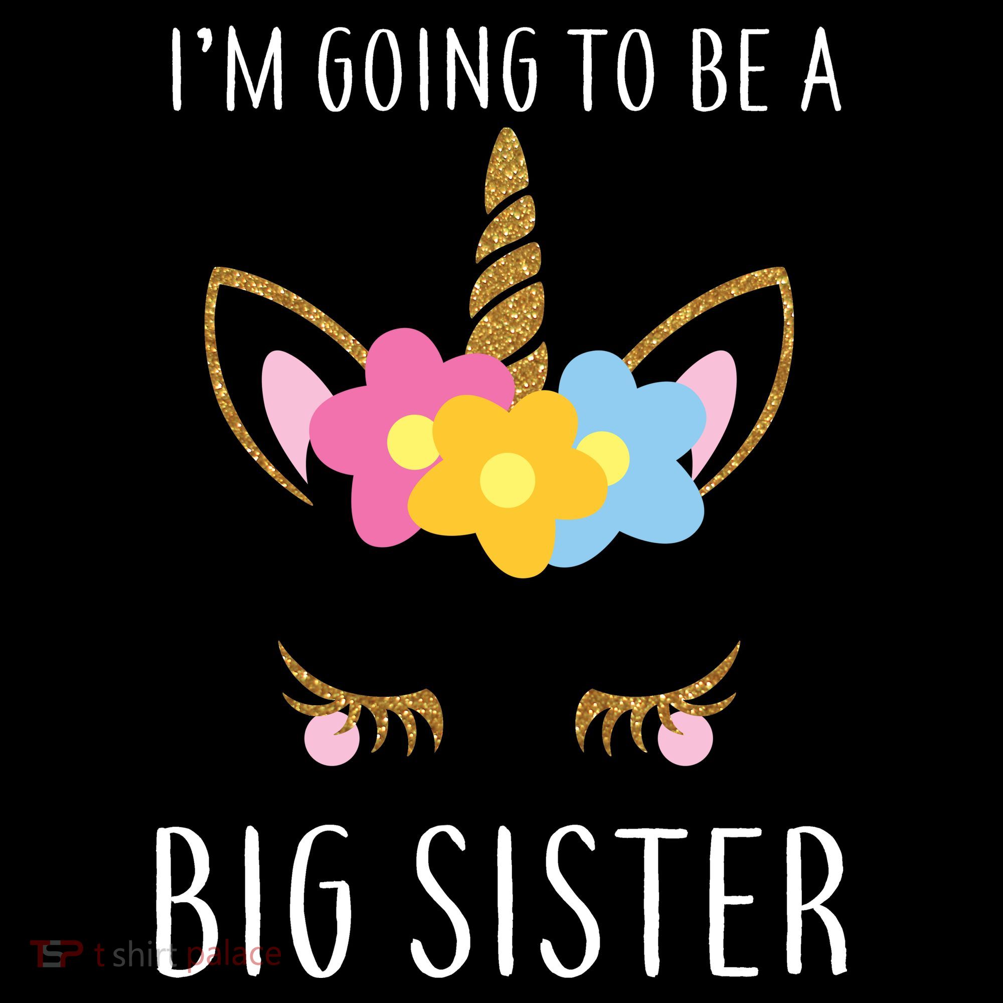 I'm Going To Be A Big Sister Cute Unicorn Women's Tank Top