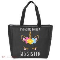 I'm Going To Be A Big Sister Cute Unicorn Tote Bag thumb 0