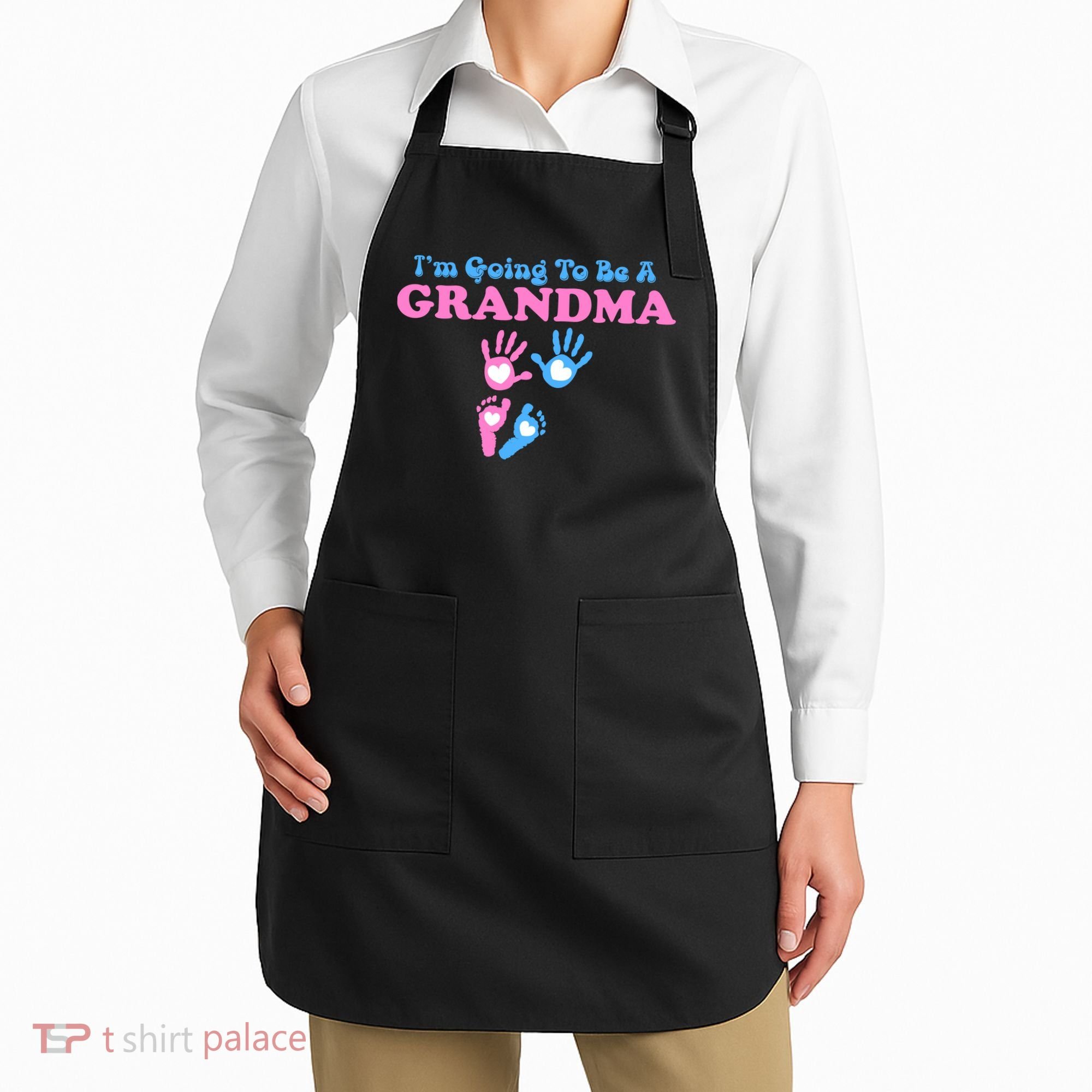 I'm Going To Be A Grandma Grandchild Baby Apron