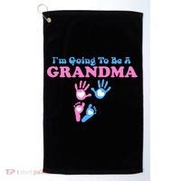I'm Going To Be A Grandma Grandchild Baby Golf Towel thumb 0