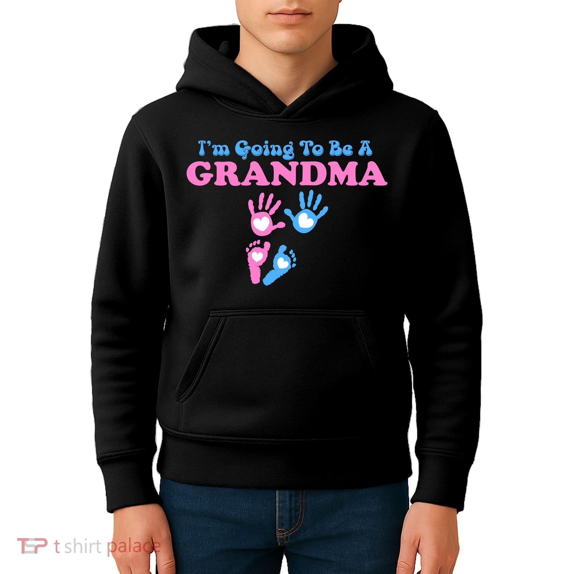 I'm Going To Be A Grandma Grandchild Baby Kids Hoodie