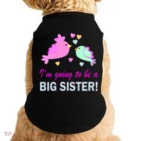 I'm Going to Be Big Sister Bird Doggie Tank thumb 0