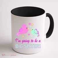 I'm Going to Be Big Sister Bird Coffee Mug thumb 1