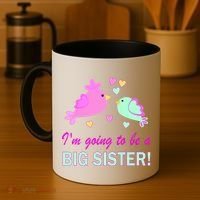 I'm Going to Be Big Sister Bird Coffee Mug thumb 4