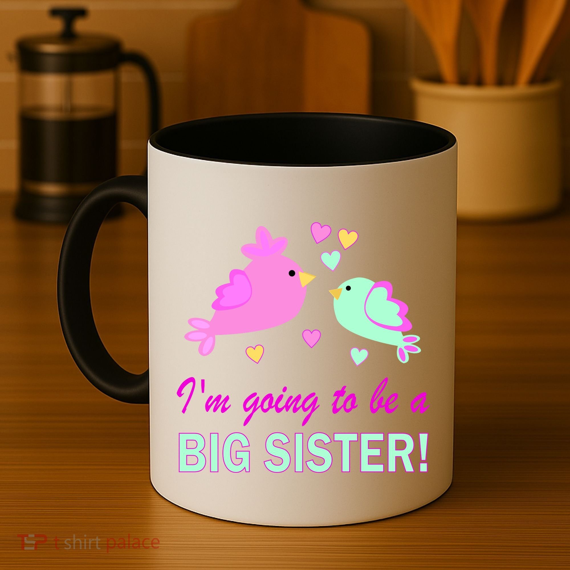 I'm Going to Be Big Sister Bird Coffee Mug