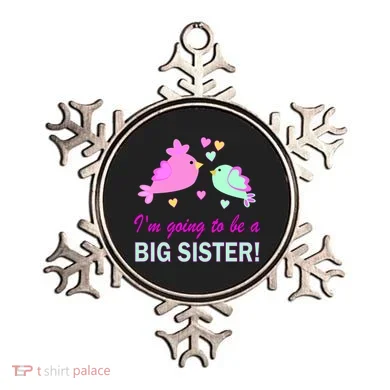 I'm Going to Be Big Sister Bird Ornament
