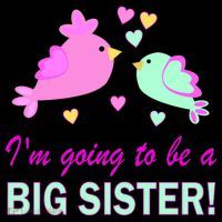 I'm Going to Be Big Sister Bird Ornament thumb 1