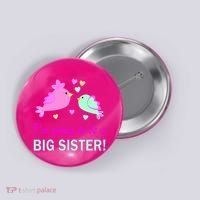 I'm Going to Be Big Sister Bird Button thumb 0