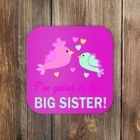 I'm Going to Be Big Sister Bird Coaster thumb 0