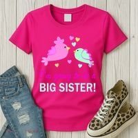 I'm Going to Be Big Sister Bird Women's T-Shirt thumb 3
