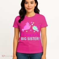 I'm Going to Be Big Sister Bird Women's T-Shirt thumb 4