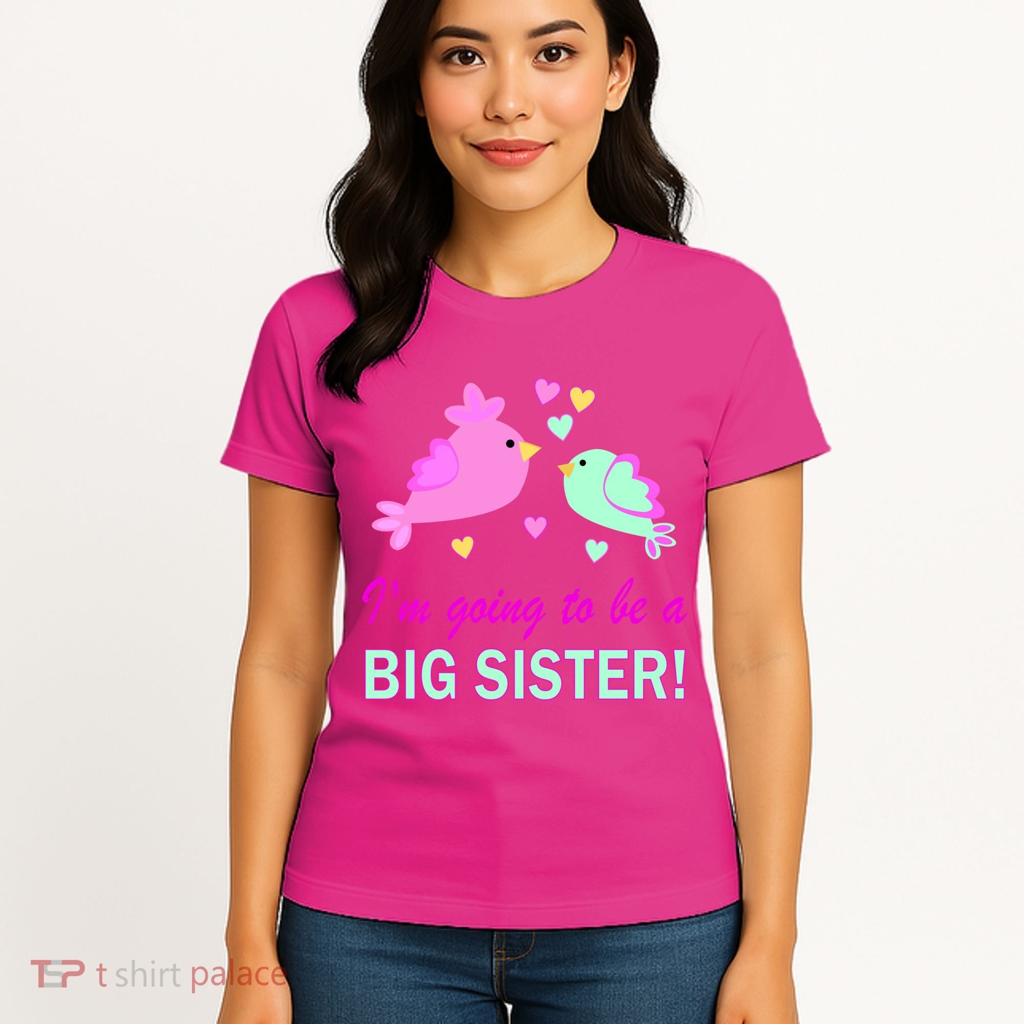 I'm Going to Be Big Sister Bird Women's T-Shirt