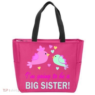 I'm Going to Be Big Sister Bird Tote Bag