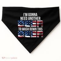 I'm Gonna Need Another Beer to Wash Down This Beer USA-Made Doggie Bandana thumb 0