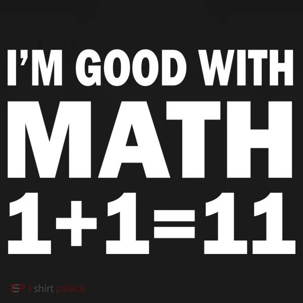 I'm GOOD with Math 1 Plus 1 Plus 11 Bucket Hat
