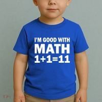 I'm GOOD with Math 1 Plus 1 Plus 11 Toddler T-Shirt thumb 2