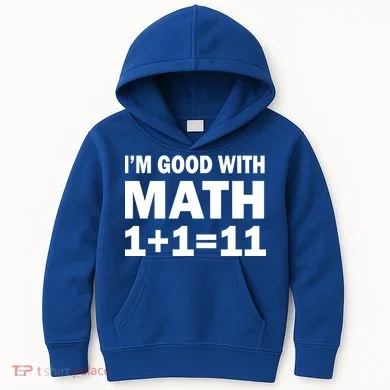 I'm GOOD with Math 1 Plus 1 Plus 11 Kids Hoodie