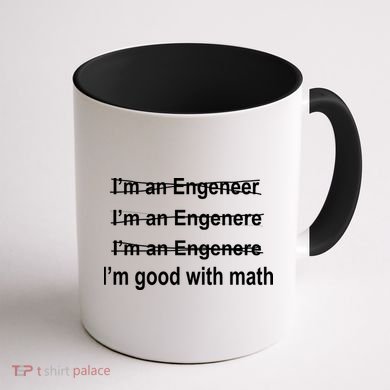 I'm Good With Math Engineer Coffee Mug back