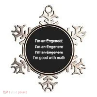 I'm Good With Math Engineer Ornament thumb 0