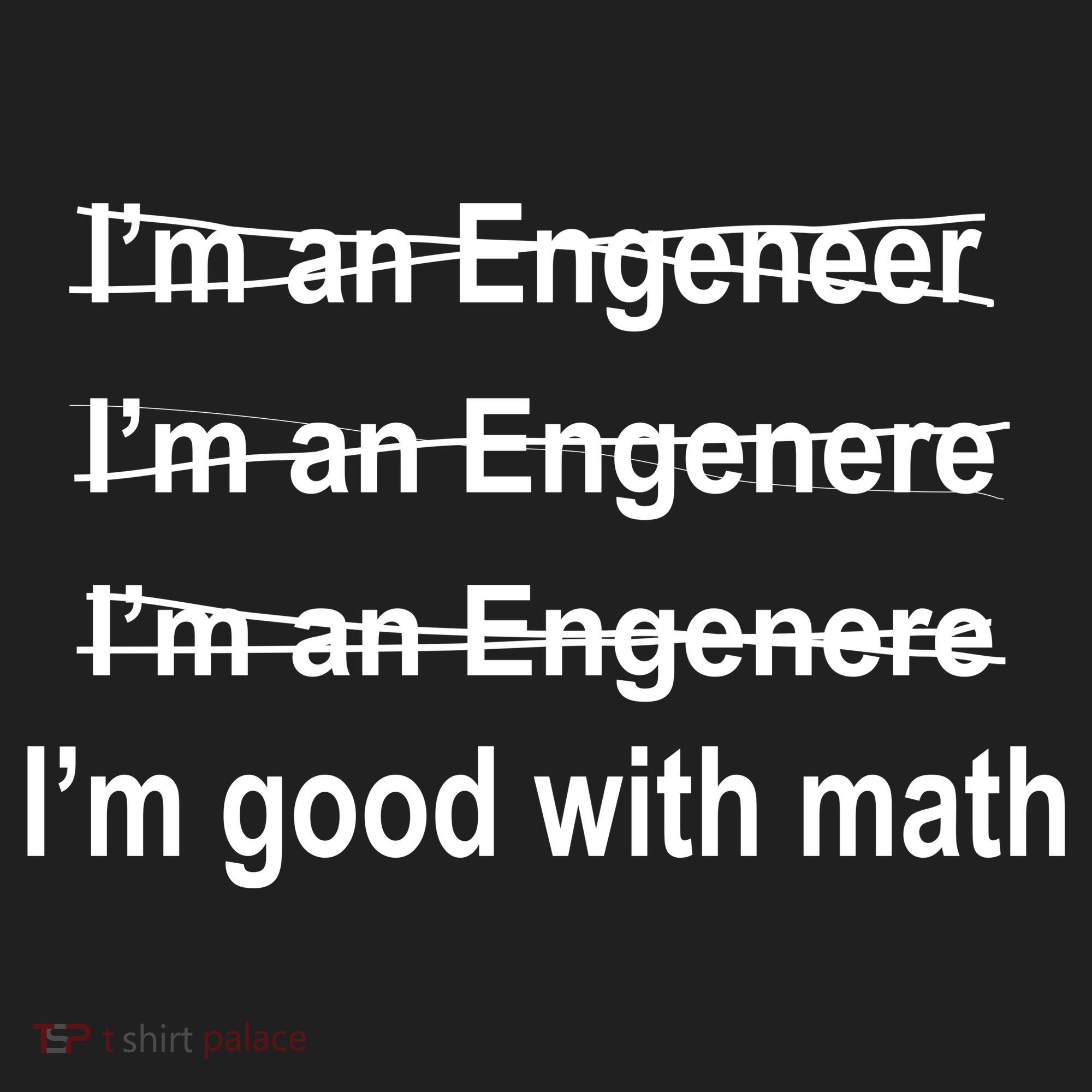 I'm Good With Math Engineer Golf Towel
